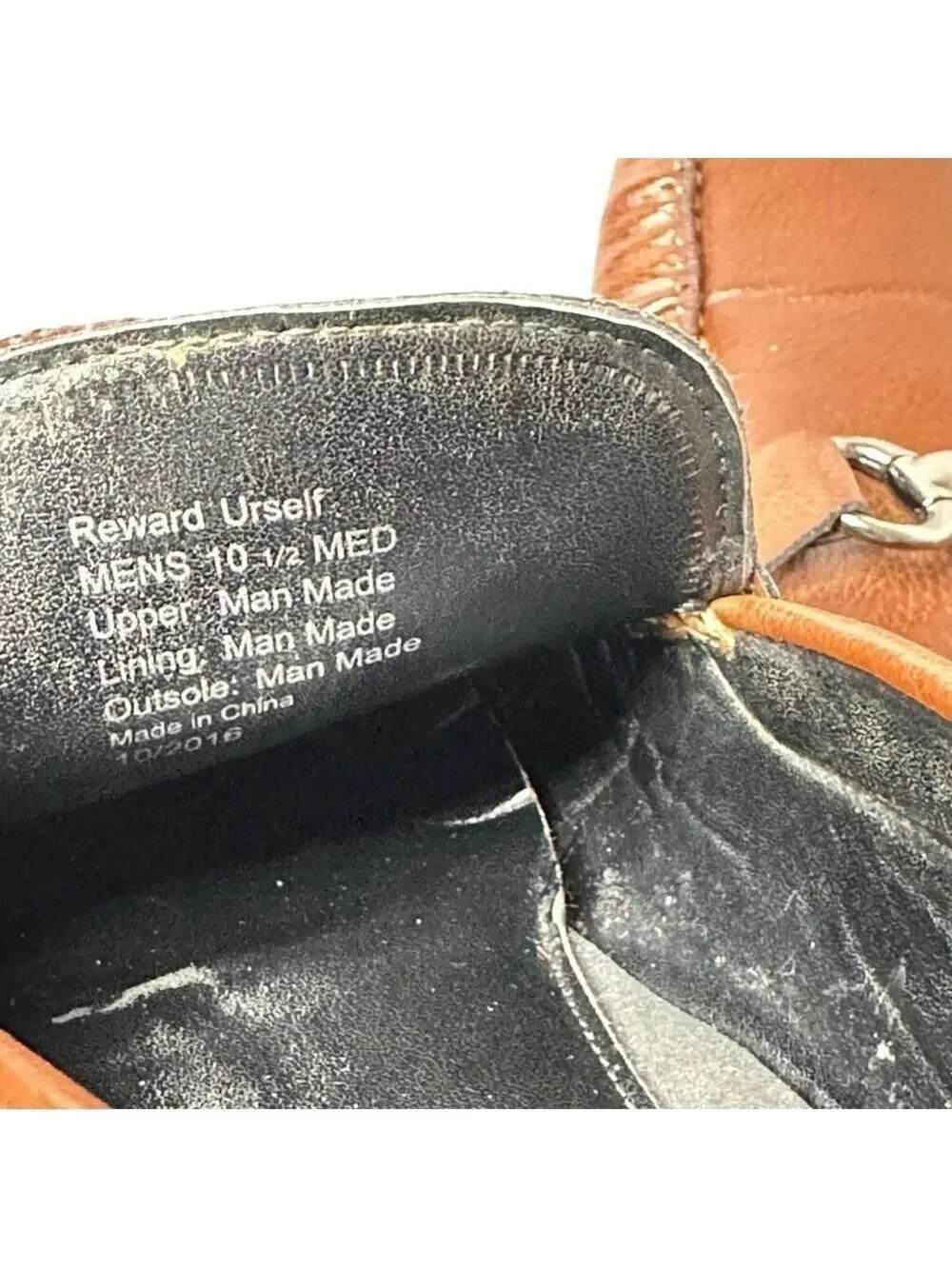 Unlisted by Kenneth Cole Men’s Brown Slip On Driver Shoes Size 10.5 M